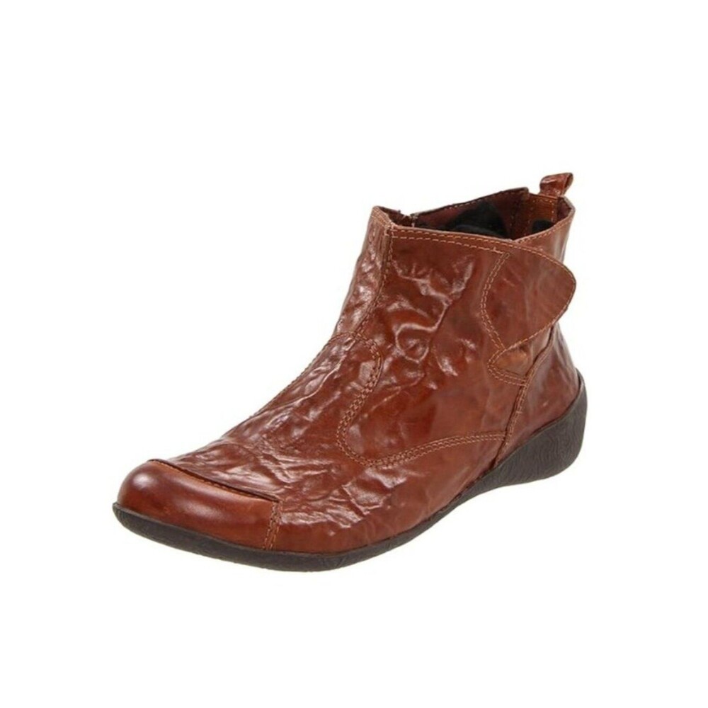 Walking Cradles Reba Booties Size 9.5 9.5M Brown Leather